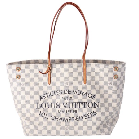 Louis Vuitton Cabas MM Tote Bag N41375 Damier Azur - Picture 1 of 10